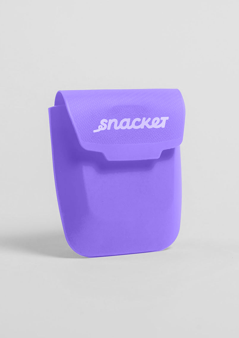 Snacket food pouch purple