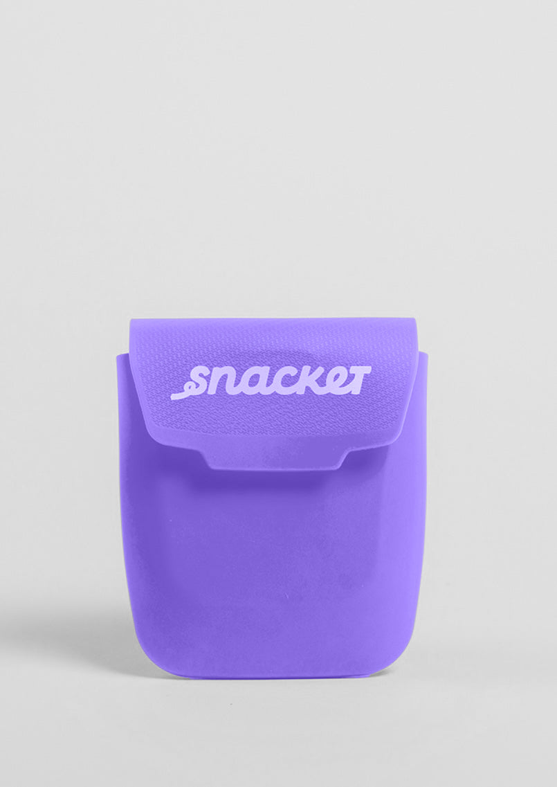 Snacket food pouch purple